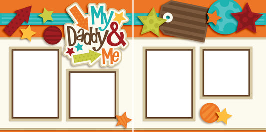 My Daddy and Me Boy - Digital Scrapbook Pages - INSTANT DOWNLOAD - EZscrapbooks Scrapbook Layouts Boys, Family