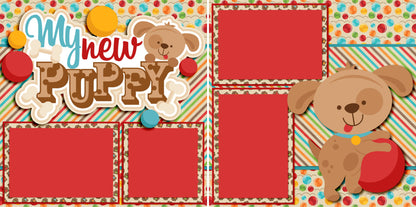 My New Puppy Red - 4026 - EZscrapbooks Scrapbook Layouts dogs, Pets