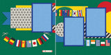Soccer Flags - 5136 - EZscrapbooks Scrapbook Layouts soccer, Sports