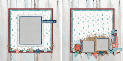 Anchors Away - 4906 - EZscrapbooks Scrapbook Layouts cruise