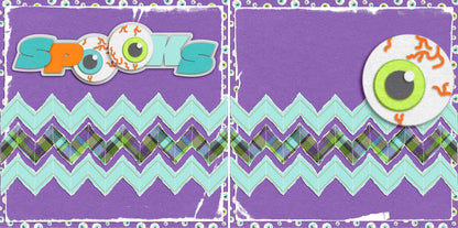 Spooks NPM - 4385 - EZscrapbooks Scrapbook Layouts Halloween