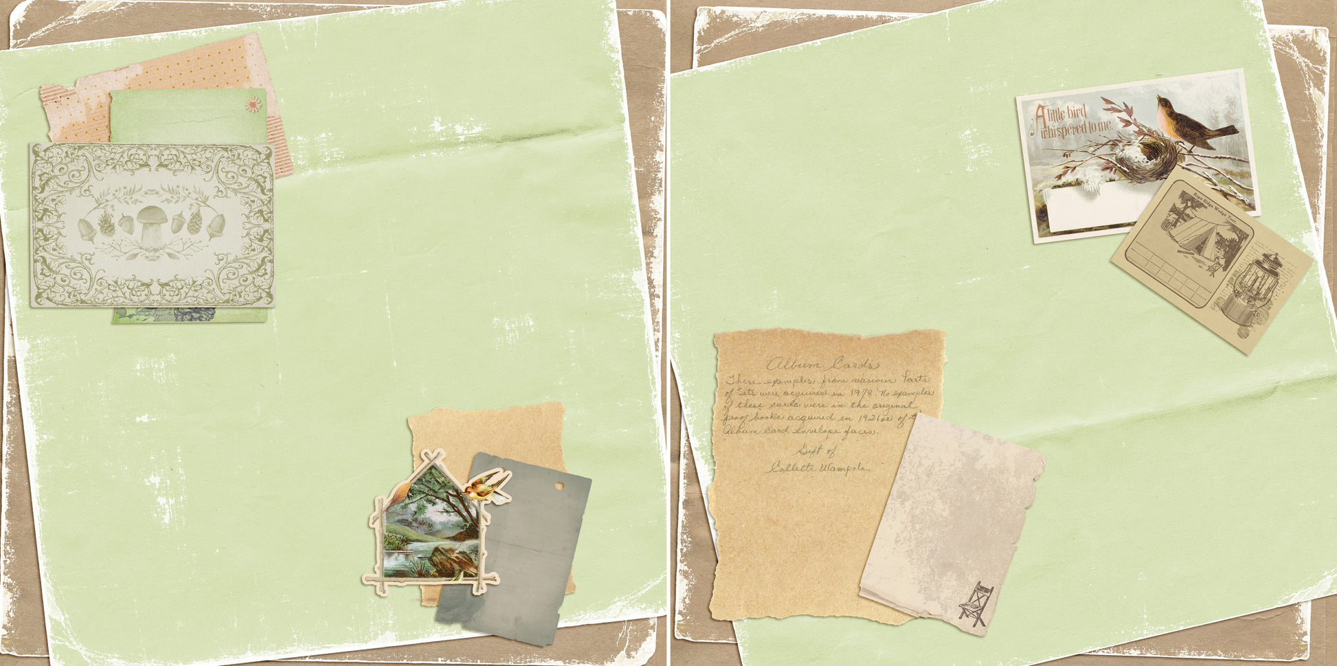 Forest Garden NPM - 5503 - EZscrapbooks Scrapbook Layouts Farm - Garden, Spring