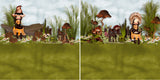 Autumn Garden NPM - 2872 - EZscrapbooks Scrapbook Layouts Fall - Autumn, Littles