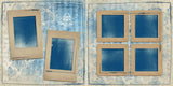 Distressed Blue - 5296 - EZscrapbooks Scrapbook Layouts Girls, Vintage