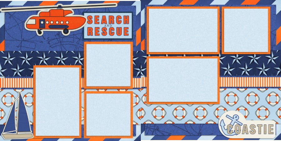 Coast Guard - 738 - EZscrapbooks Scrapbook Layouts Military