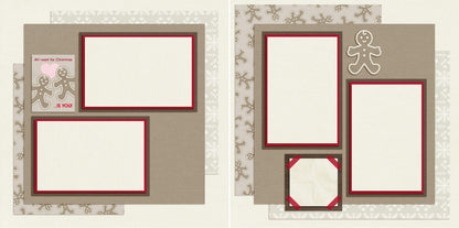 All I Want For Christmas - 5192 - EZscrapbooks Scrapbook Layouts Christmas