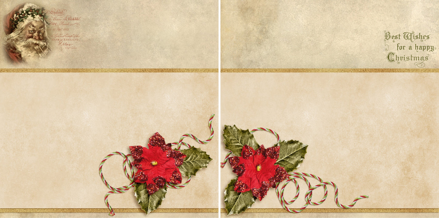 Happy Christmas NPM - 3595 - EZscrapbooks Scrapbook Layouts Christmas