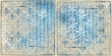 Distressed Blue NPM - 5297 - EZscrapbooks Scrapbook Layouts Girls, Vintage