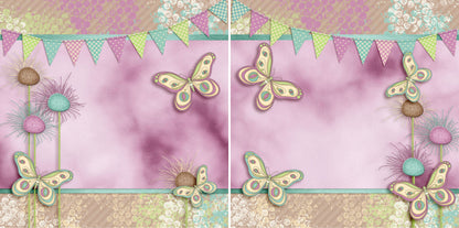 Love Spring NPM - 3897 - EZscrapbooks Scrapbook Layouts Spring - Easter