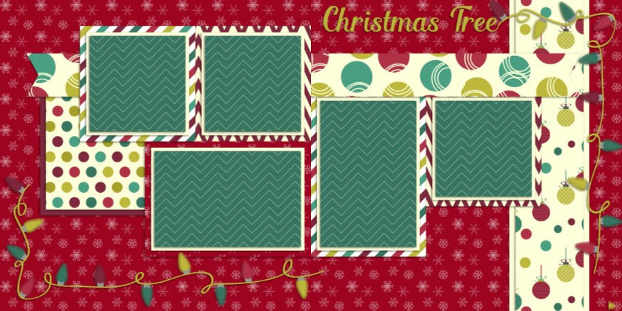 Christmas Tree - 575 - EZscrapbooks Scrapbook Layouts Christmas