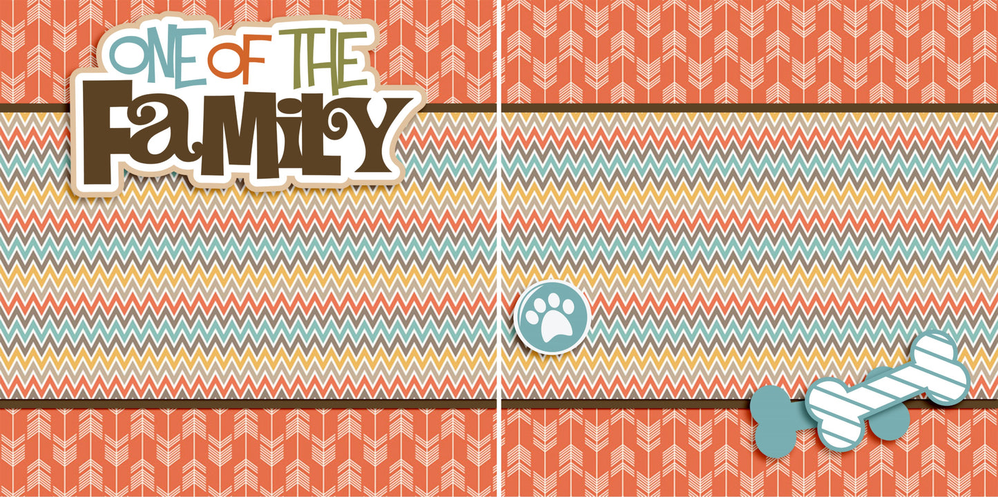 One of the Family Dog NPM - 2547 - EZscrapbooks Scrapbook Layouts dogs, Pets