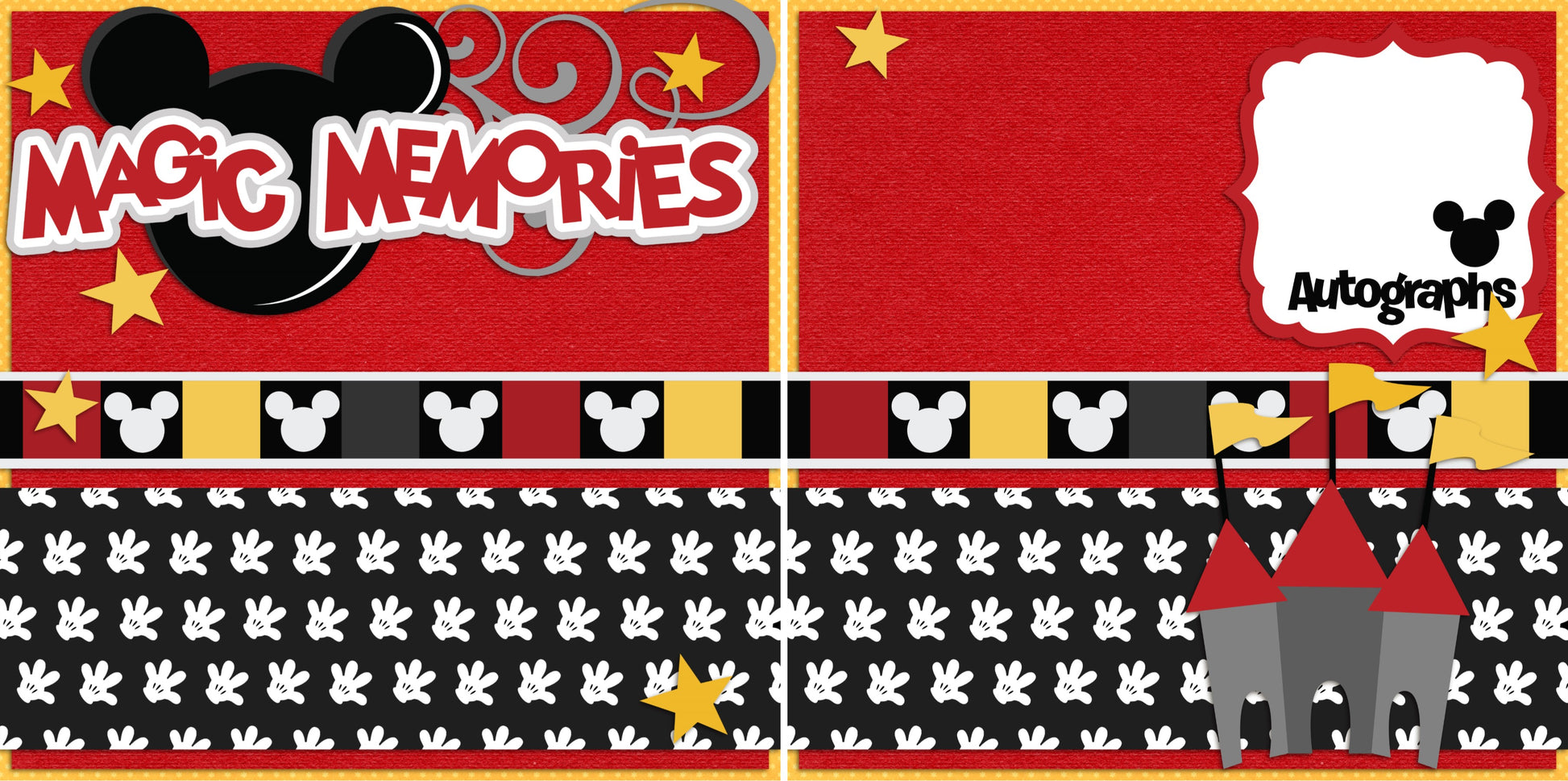 Magic Memories NPM - 2408 - EZscrapbooks Scrapbook Layouts Disney