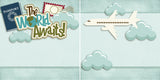 The World Awaits NPM - 2549 - EZscrapbooks Scrapbook Layouts travel, Vacation