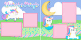 Unicorn Magic - 3860 - EZscrapbooks Scrapbook Layouts Kids, Unicorn