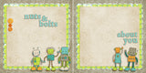 Nuts & Bolts EZ Background Pages -  Digital Bundle - 10 Digital Scrapbook Pages - INSTANT DOWNLOAD