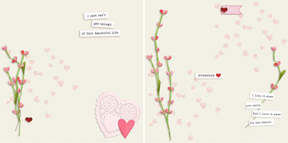Beautiful Life NPM - 4657 - EZscrapbooks Scrapbook Layouts Girls, Love - Valentine, Other