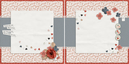 Roses Are Red NPM - 4681 - EZscrapbooks Scrapbook Layouts Love - Valentine, Other