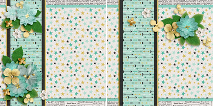 Stars & Arrows NPM - 3183 - EZscrapbooks Scrapbook Layouts Girls, Other