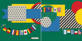 Soccer Flags NPM - 5137 - EZscrapbooks Scrapbook Layouts soccer, Sports