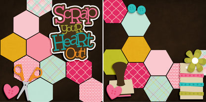 Scrap Your Heart Out NPM - 3361 - EZscrapbooks Scrapbook Layouts Scrapbooking - Crafts