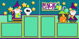 Magic Memories Wizard - 5376 - EZscrapbooks Scrapbook Layouts Halloween