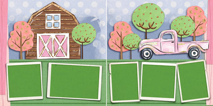Farm Girl - 5354 - EZscrapbooks Scrapbook Layouts Farm - Garden