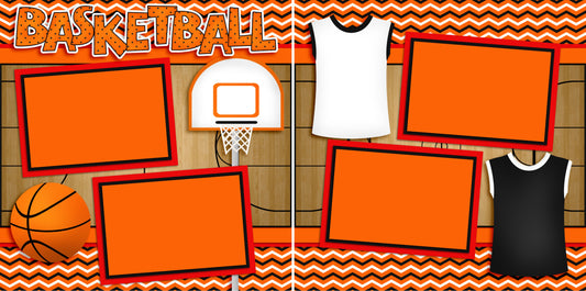 Basketball Game - 2526 - EZscrapbooks Scrapbook Layouts Sports