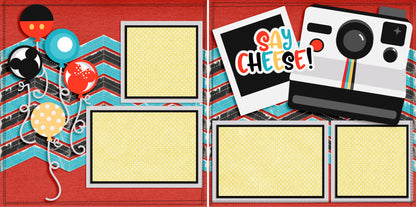Say Cheese - 4058 - EZscrapbooks Scrapbook Layouts Disney