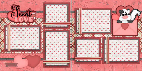 Scent with Love - 39 - EZscrapbooks Scrapbook Layouts Love - Valentine