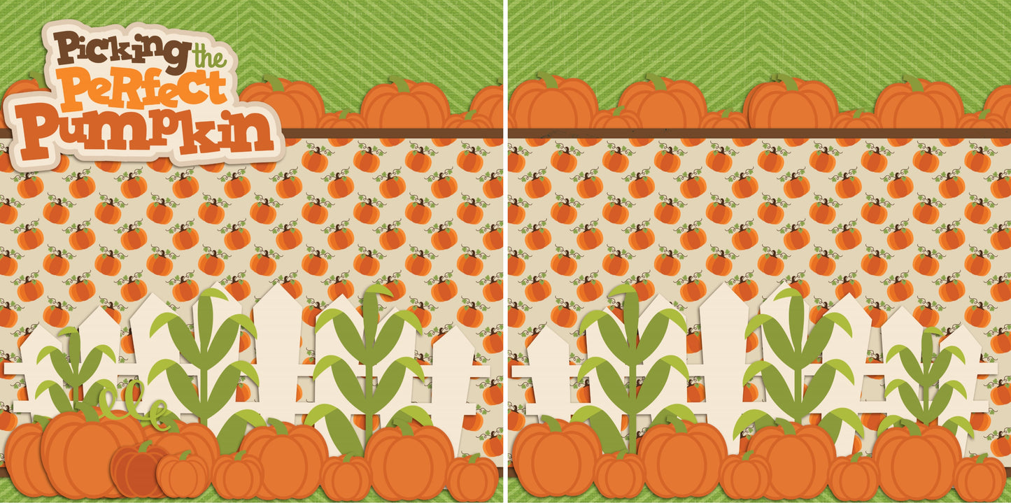 Picking the Perfect Pumpkin NPM - 2415 - EZscrapbooks Scrapbook Layouts Fall - Autumn