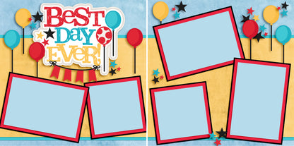 Best Day Ever - 2957 - EZscrapbooks Scrapbook Layouts Disney