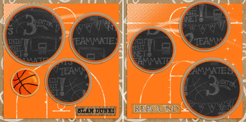 Rebound - 21 - EZscrapbooks Scrapbook Layouts basketball, Sports
