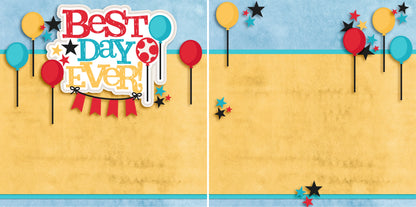 Best Day Ever NPM - 2958 - EZscrapbooks Scrapbook Layouts Disney