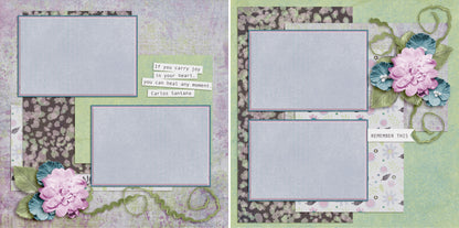 Carry Joy - 4952 - EZscrapbooks Scrapbook Layouts Girls, Other