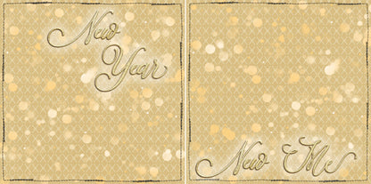 New Year New Me NPM - 5243 - EZscrapbooks Scrapbook Layouts New Year's