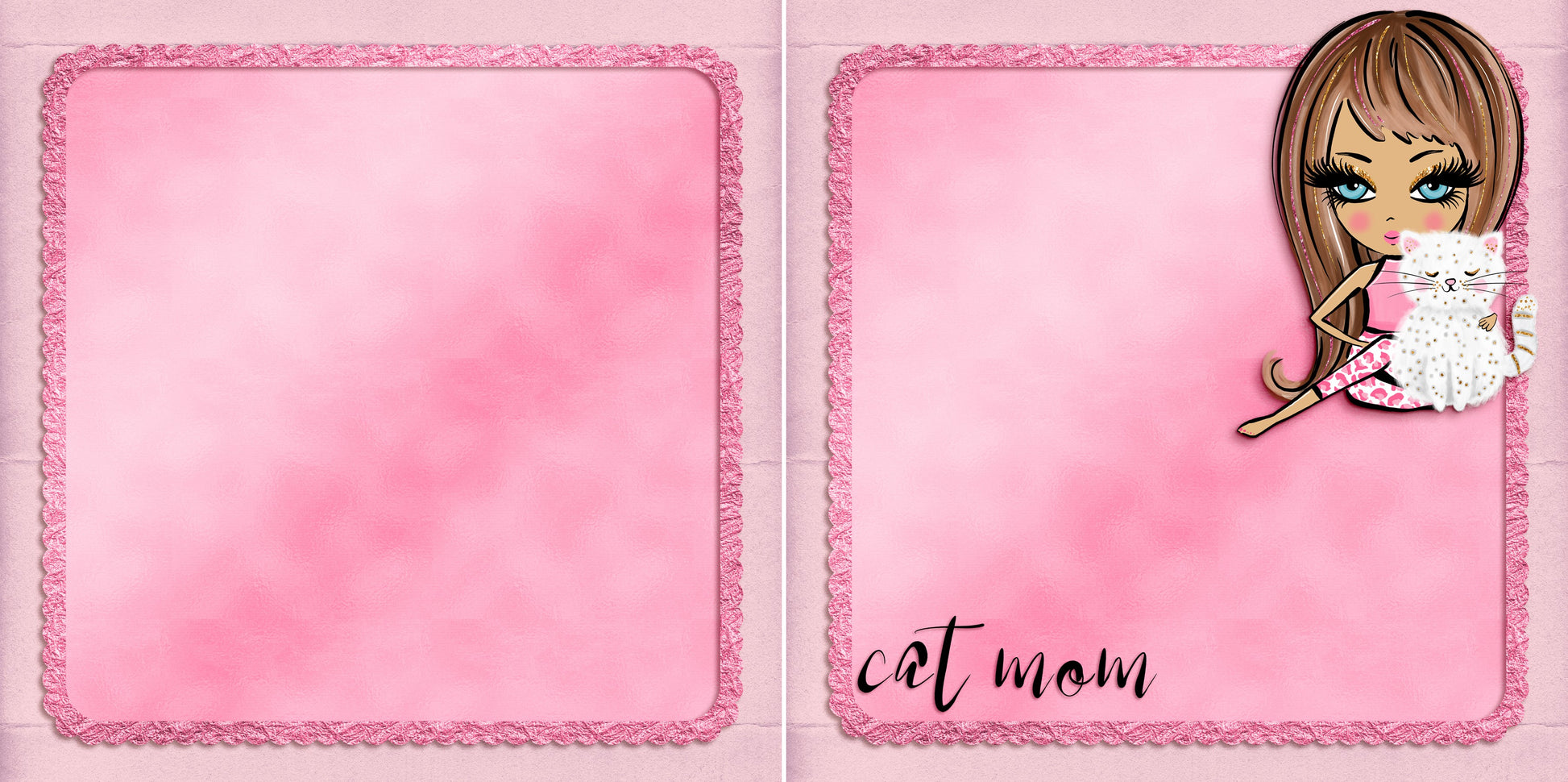 Cat Mom NPM - 5345 - EZscrapbooks Scrapbook Layouts Cats, Pets