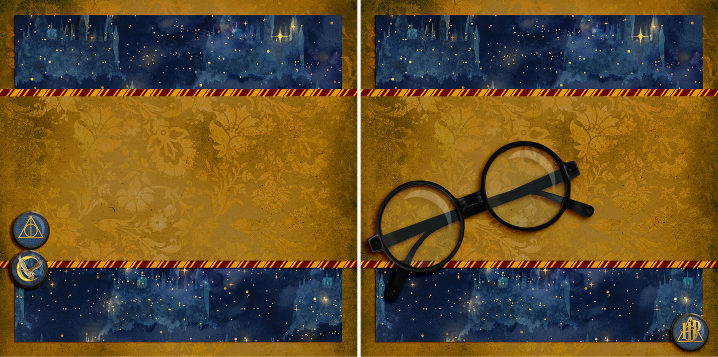 Wizard Glasses NPM - 4273 - EZscrapbooks Scrapbook Layouts Halloween, Harry Potter, wizard
