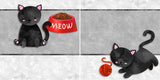 Black Kitty NPM - 2772 - EZscrapbooks Scrapbook Layouts Pets