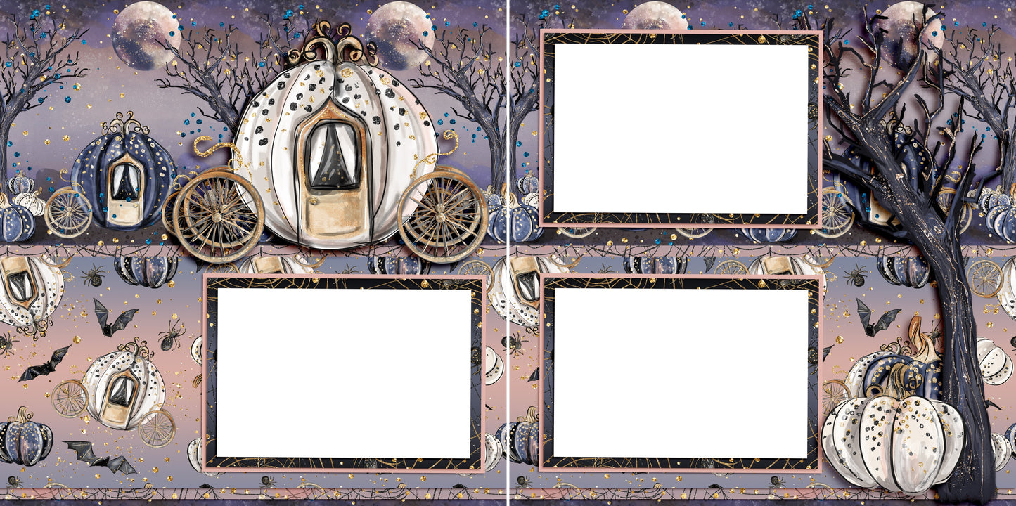 Enchanted Night EZ Quick Pages -  Digital Bundle - 10 Digital Scrapbook Pages - INSTANT DOWNLOAD