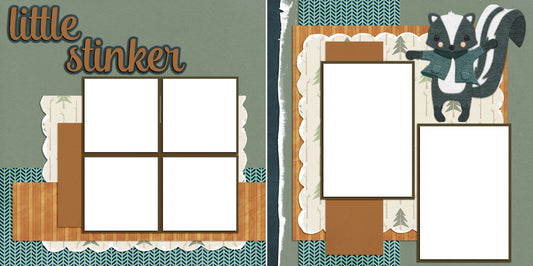 Little Stinker - Digital Scrapbook Pages - INSTANT DOWNLOAD