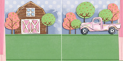 Farm Girl NPM - 5355 - EZscrapbooks Scrapbook Layouts Farm - Garden