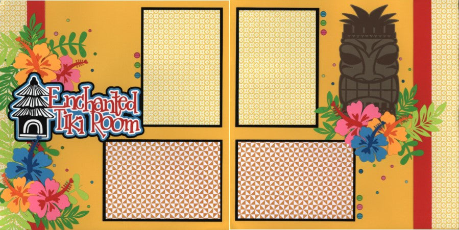 Tiki Room - 794 - EZscrapbooks Scrapbook Layouts Disney