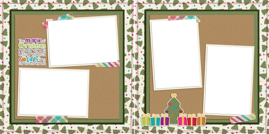 Magic of Christmas - Digital Scrapbook Pages - INSTANT DOWNLOAD