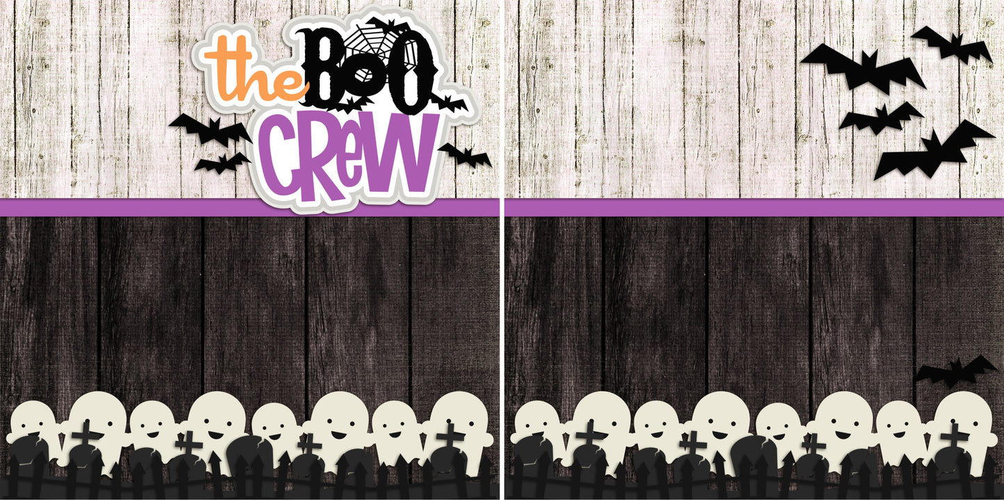 The Boo Crew NPM - 2425 - EZscrapbooks Scrapbook Layouts Halloween