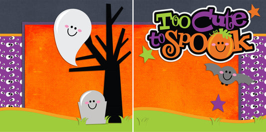Too Cute to Spook NPM - 2426 - EZscrapbooks Scrapbook Layouts Halloween