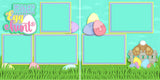 Easter Egg Hunt - 4164 - EZscrapbooks Scrapbook Layouts Spring - Easter