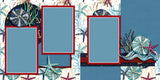 Nautical Starfish - 5456 - EZscrapbooks Scrapbook Layouts Beach - Tropical, cruise, Nautical, Swimming - Pool
