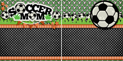 Soccer Mom Orange NPM - 3301 - EZscrapbooks Scrapbook Layouts soccer, Sports