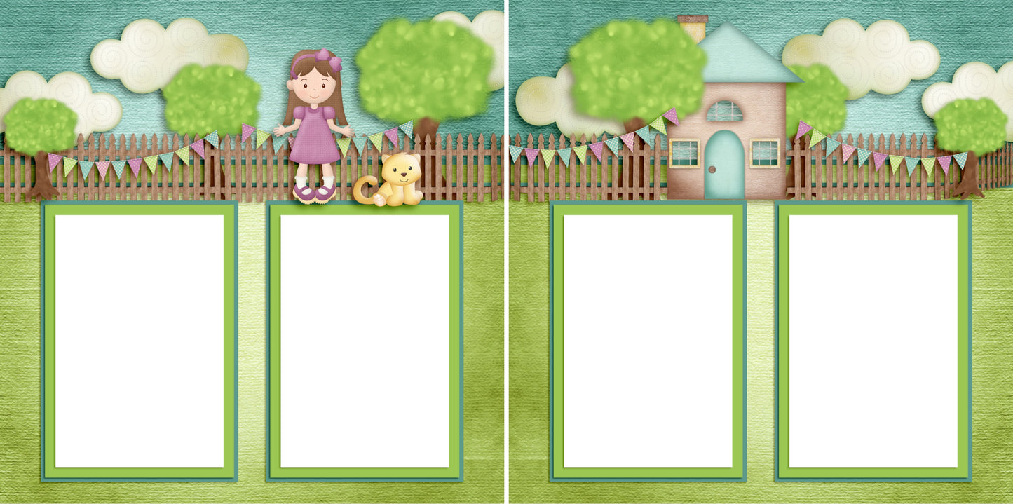 Celebrate Spring - Digital Scrapbook Pages - INSTANT DOWNLOAD - EZscrapbooks Scrapbook Layouts Spring - Easter