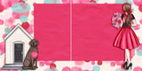 Be Mine - Valentine EZ Background Pages -  Digital Bundle - 10 Digital Scrapbook Pages - INSTANT DOWNLOAD